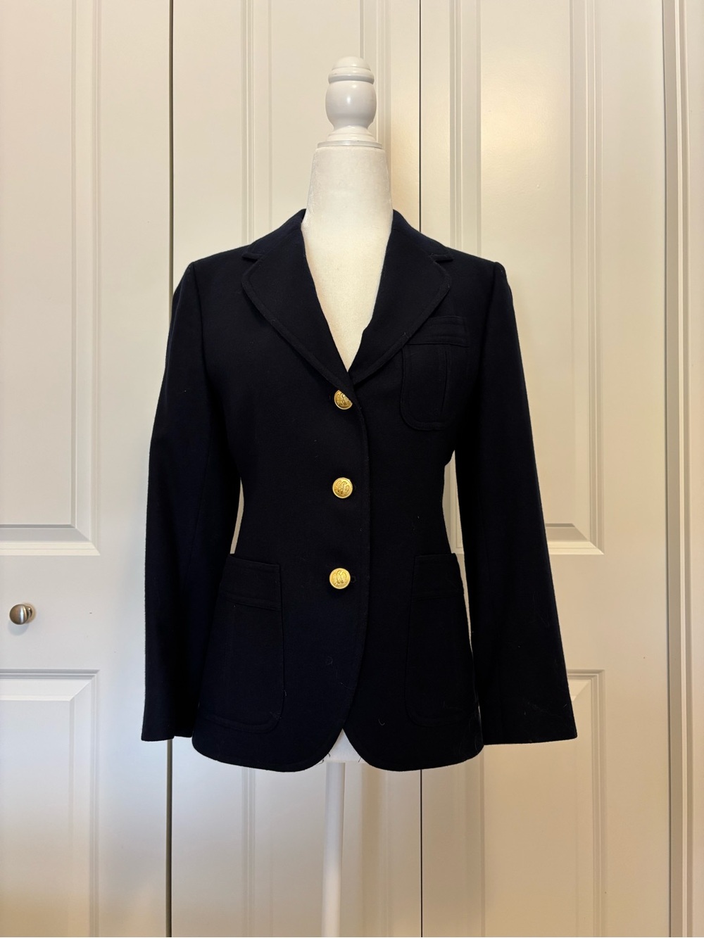 Vintage Stanley Blacker Navy Blazer | Women’s Size 6 | Made in USA 🇺🇸